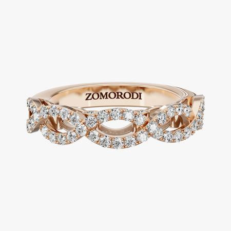 Forever Twist Diamond Wedding Ring